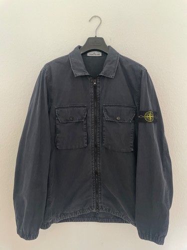 Sopracamicia STONE ISLAND taglia XL. Blu scuro lavato. Blu Navy. Giacca ottima!