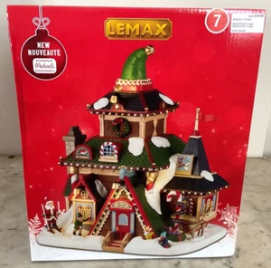Casa de Navidad Lemax Santa's Wonderland Elwood's Elf Lodge - Nueva en caja - Imagen 1 de 3