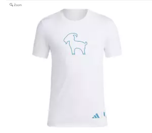 Men's Adidas Lionel Messi "GOAT" Inter Miami CF Graphic T-Shirt - New! | sz L - Picture 1 of 7