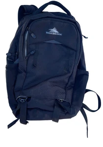 High Sierra Backpack padded Computer Black Hiking School Camping - Picture 1 of 8
