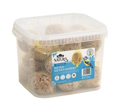 Natura Premium Riesen Meisenknödel mit Netz ganzjähriges Wildvogelfutter prot... - Bild 1 von 4