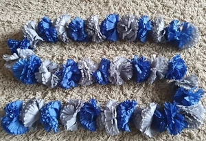 GREY,BLUE, VW dashboard garland VW Camper Van T2 T25 T4 T5 Beetle lei - Picture 1 of 1