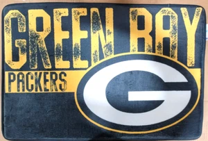 NFL Green Bay Packers 20" x 30" Foam Bath Mat, NEW - Picture 1 of 3