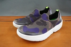 Oofos OOmg Eezee Para Mujer 9 Zapatos Marrón Camuflaje Sin Cordones Parte Superior Baja Tenis Cómodos - Imagen 1 de 10