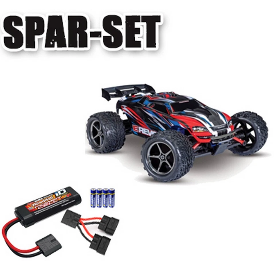 Traxxas 71054-8 E-Revo 1:16 brushed Monster-Truck RTR - Spar Set inkl extra Akku - Bild 1 von 1