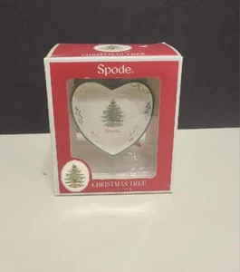 Árbol de Navidad Spode adorno en forma de corazón - Imagen 1 de 1