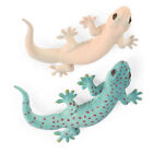 2er Set Simulation Gecko Streichrequisiten - realistisches Eidechsenspielzeug