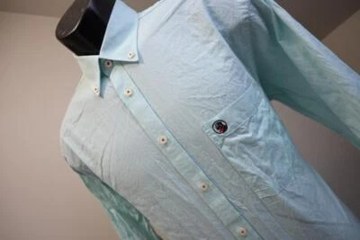 Southern Proper Dress Shirt Blue Long Sleeve Casual Button Up Mens Size Medium - Image 1 of 4