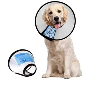 New Supet Dog Cone Adjustable Pet Cone Pet Recovery Collar Comfy Pet Cone Collar - Picture 1 of 12
