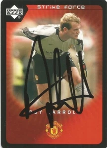 ROY CARROLL SIGNED MAN UNITED 'STRIKE FORCE' UPPER DECK TRADING CARD+COA - Picture 1 of 1