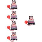 5pcs Katzenspielzeugkatze necken Spielzeug mit Bell - -Muster Katze