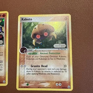 Kabuto Ex Legend Maker Reverse Holo Stamped 36/92 And Graveler 34/92 - Picture 1 of 7