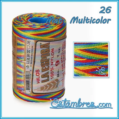 ESPIGA NO.06 de Omega - Cuerda fuerte 100 % nailon para artesanías finas Foto 1 de 4