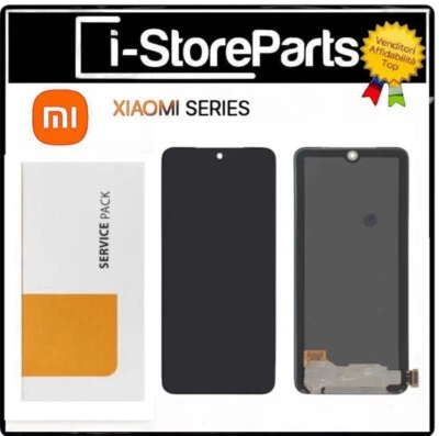 DISPLAY LCD ORIGINALE SERVICE PER XIAOMI NOTE 10S 4G M2101K7BNY TOUCH SCHERMO - Immagine 1 di 3