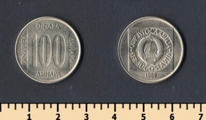 Yugoslavia 100 dinara 1989 - Picture 1 of 1