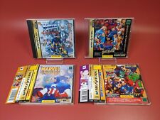 Sega Saturn Marvel Super Heroes Vs Street Fighter X-Men Children Lot 4 Set Japan
