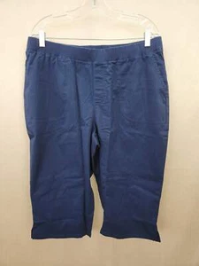 Marineblaue Caprihose mit Gummibund von D&Co - Größe: L - Bild 1 von 5