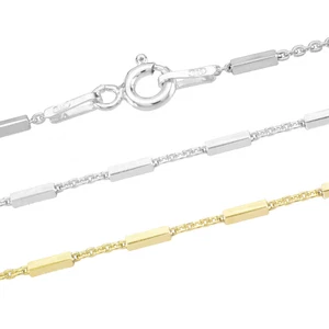 AURIORE Perlenkette 1.2 mm - 40-75 cm - Vermeil Goldkette - Silberkette - Bild 1 von 7