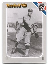 Walter Johnson 1990  Interpretive Marketing Baseball Wit #62 Washington Senators