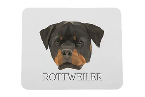 Rottweiler geometrische onderlegger Art-Dog - Afbeelding 1 van 4