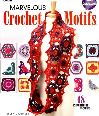 MARVELOUS Crochet Motifs/Apparel/Decor/Crochet Pattern INSTRUCTIONS ONLY - Image 1 of 2