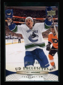 CHRIS HIGGINS 2011/12 UPPER DECK SERIES 2 #274 UD EXCLUSIVES #003/100 BA6418 - Picture 1 of 1