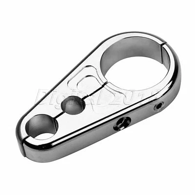 Motorcycle 1" Handlebar Brake Clutch Frame Cable Clamp Clip CNC for Suzuki SV650 - Image 1 of 4