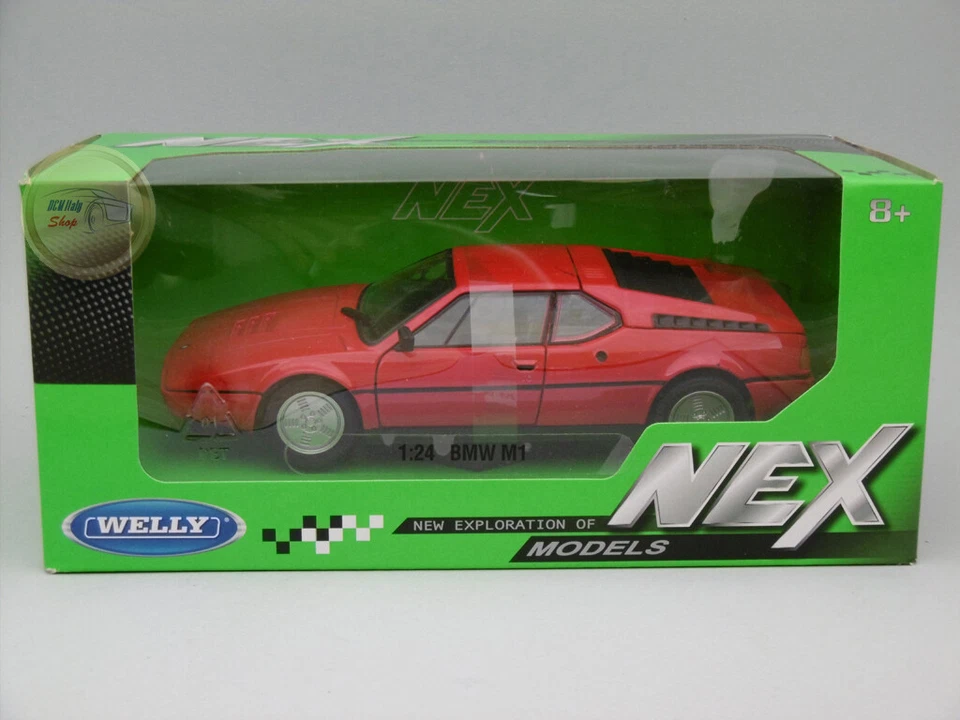 BMW M1 - white - WELLY 1 24