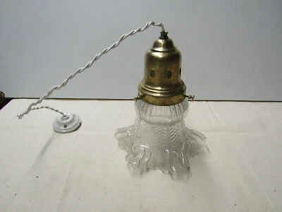 lustre ancien opaline 1900 - Photo 1/4