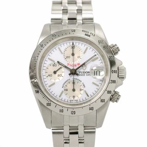 Tudor Chrono Time Tiger 79280P Date Automatic White Dial Mens Watch 90245894 - Picture 1 of 7