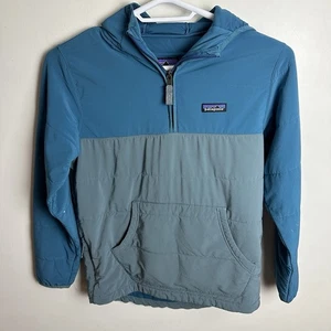 Patagonia Men's Pack In Pullover Hoody Hoodie Blue Gray Grey Men's size Small - Picture 1 of 11