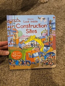 Look Inside Construction Sites (Board Book) - Foto 1 di 3