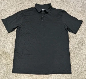 Minus33 Polo Shirt Mens XL Black Lightweight Kearsarge 100% Merino Wool Minus 33 - Picture 1 of 7