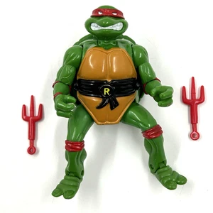 Figura de acción TMNT Mutations Mutatin' Raphael Playmates 1992 algunos accesorios - Imagen 1 de 10