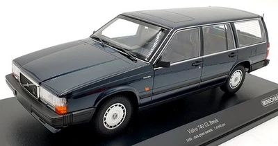Minichamps 1/18 Scale 155 171771 Volvo 740 GL Break 1986 - Dark Green Met - Image 1 of 4