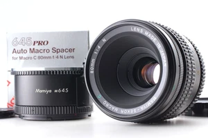 [EXC+5 / Spacer] Mamiya Sekor Macro C 80mm F4 N Lens for M645 Super Pro TL JAPAN - Picture 1 of 14