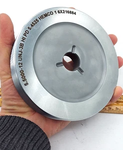 Hemco 5-1/2" - 12 UNJ-3B MEDIDOR DE ENCHUFE DE ROSCA 5,50" HI P.D. = 5,4525 *LIMPIO* - Imagen 1 de 6