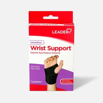 Soporte de muñeca de neopreno Leader con lazo para el pulgar, talla única para todos los neopreno One Si Foto 1 de 3