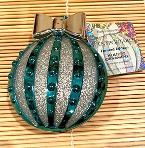 Bath & Body Works Scentportable Holiday Ornament Limited Edition Vintage Blue - Picture 1 of 2