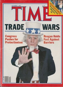 TIME MAGAZINE OCTOBER 7, 1985 *TRADE WARS* - Picture 1 of 1