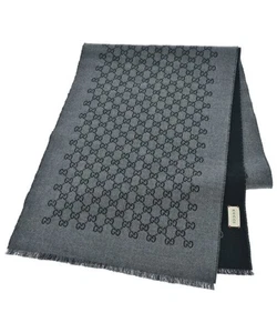GUCCI Scarves BlackxGray(Patterned) 2200563750055 - Picture 1 of 4