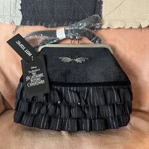 Tim Burton’s The Nightmare Before Christmas Black Purse With Tags - Picture 1 of 4