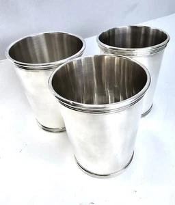 Newport Sterling Silver Mint Julep Cups Set of Three #1673 - Picture 1 of 3