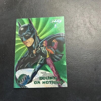 Комиксы B30s Batman Forever 1995 DC Comics Fleer Metal No46 Two Face Double Or Nothing - Изображение 1 из 2