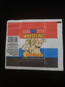1987 OPC O-Pee-Chee WWF Pro Wrestling Hulk Hogan Card Wrapper - Picture 1 of 2
