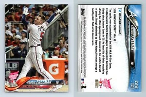 Freddie Freeman - Braves #US168 Topps Baseball 2018 Update Series Trading Card - Picture 1 of 1