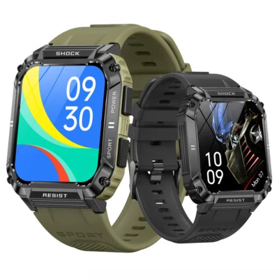 Smart Watch Bluetooth Call Business Sports Waterproof Wristwatch For Android iOS - Image 1 of 4