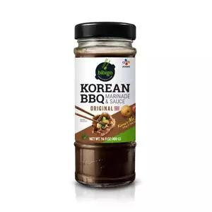 Cj Bibigo Korean Bbq Sauce Marinade Dipping Sauce 1.05 Lb Pack Of 6 - Picture 1 of 8