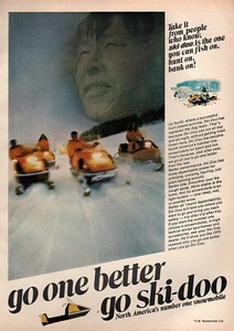 1970 Ski-Doo Olympique Snowmobile Original Color Ad - Picture 1 of 1