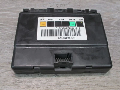 Hummer H2 2003 carrocería BCM MÓDULO DE CONTROL INFORMÁTICO UNIDAD 15198179 Foto 1 de 4